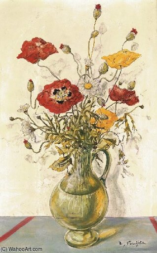 Vase De Fleurs — Léonard Tsuguharu Foujita