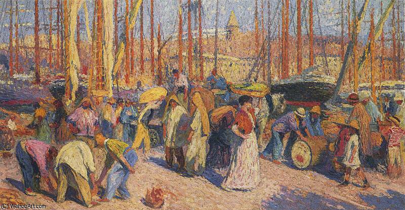 The Port Of Marseilles — Henri Jean Guillaume Martin