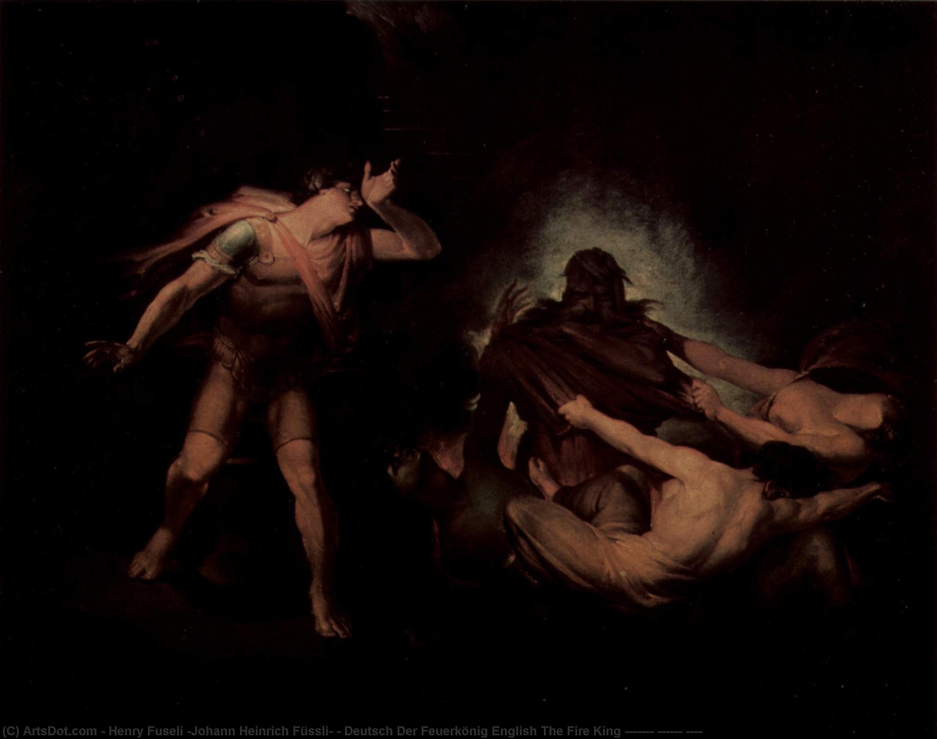 Deutsch Der Feuerkönig English The Fire King Русский Король Огня — Johann Heinrich Füssli