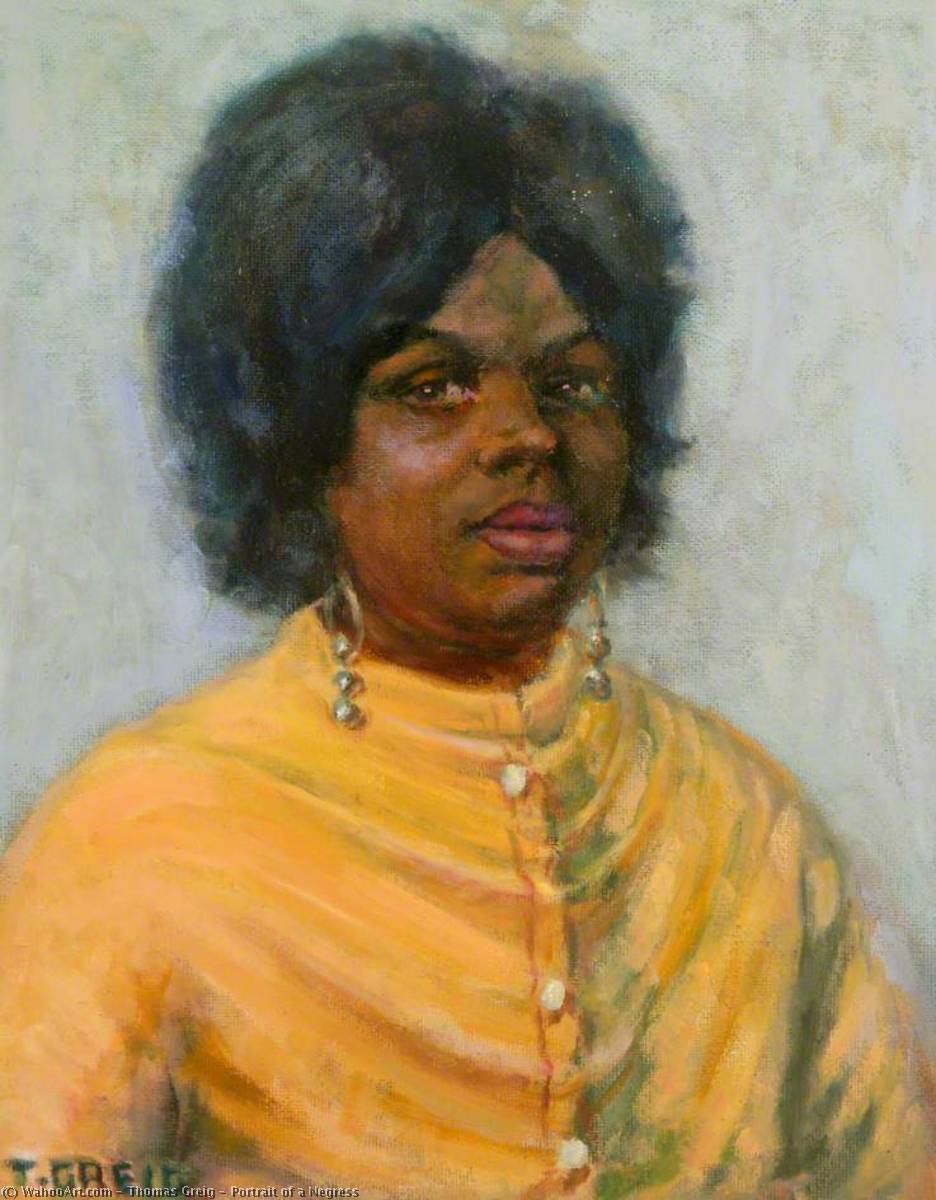 Portrait Of A Negress — Thomas Greig