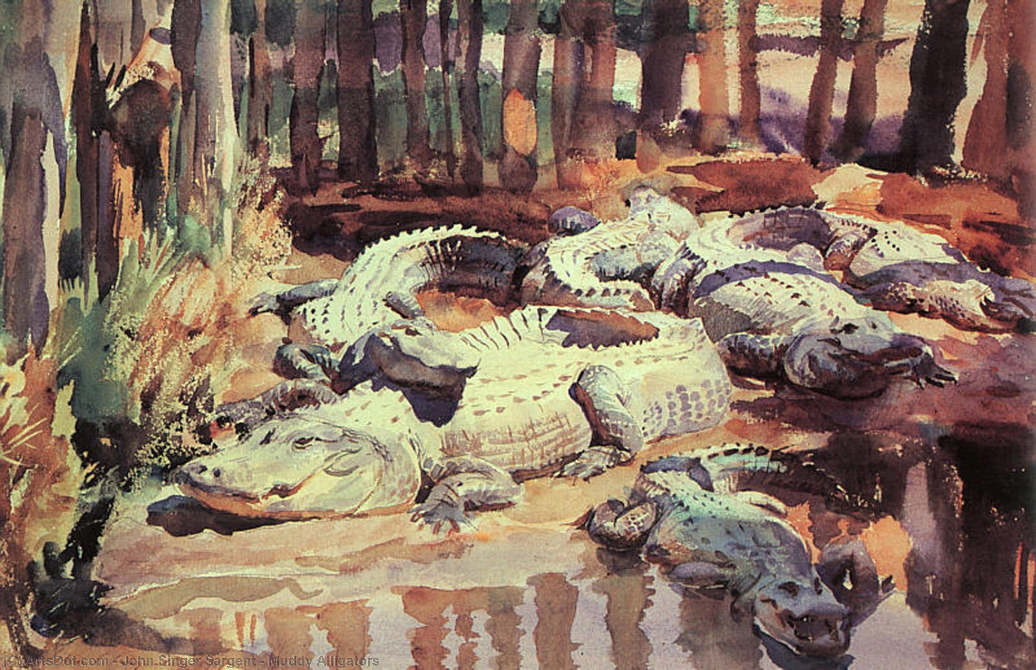 Muddy Alligators — John Singer Sargent