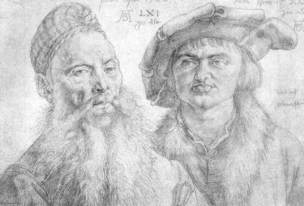 Portrait Of Paul Martin And The Topler Pfinzig — Albrecht Dürer