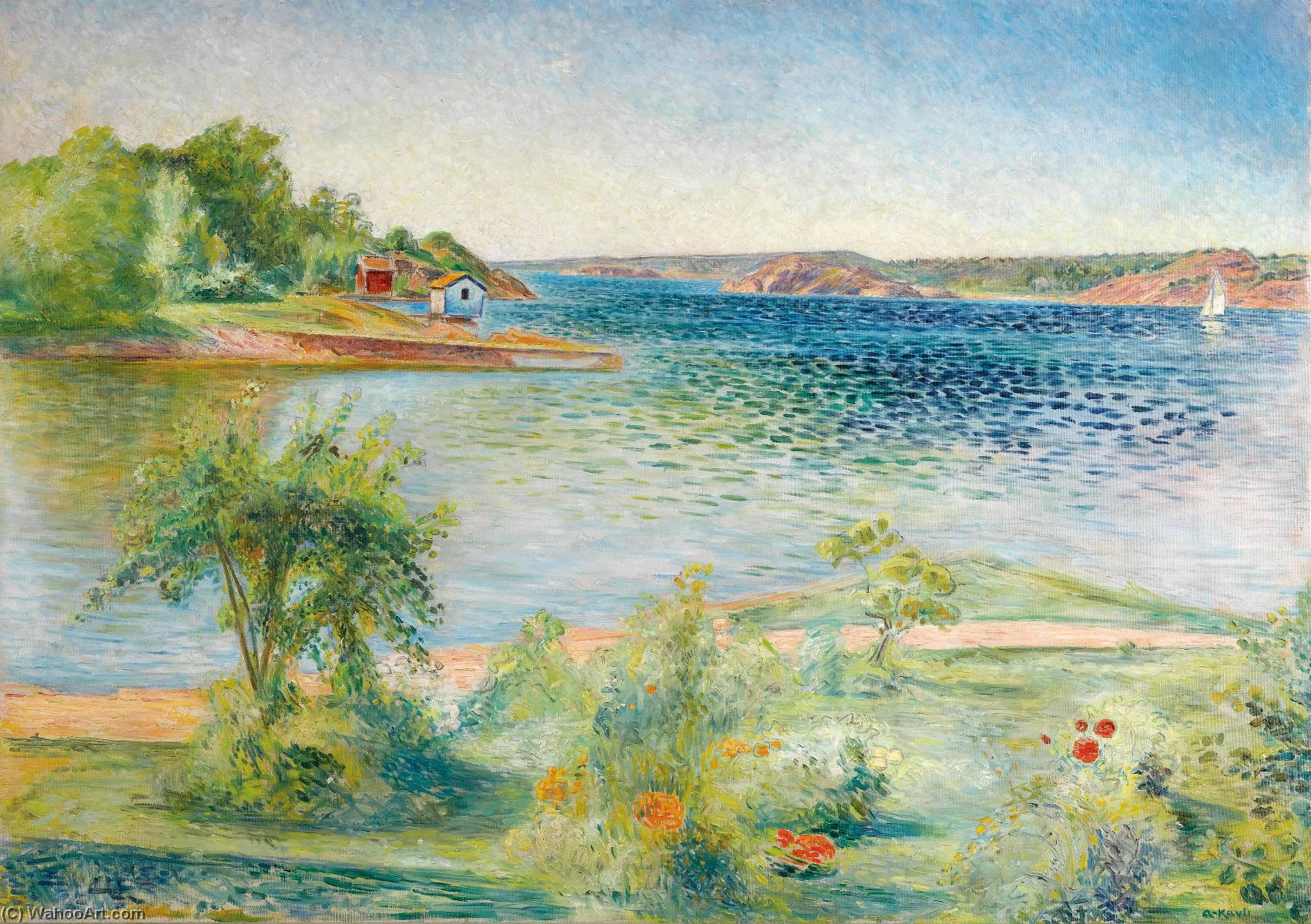 A Fjord In Summer — Arne Kavli