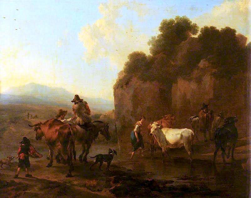 The Ford — Nicolaes Pietersz Berchem