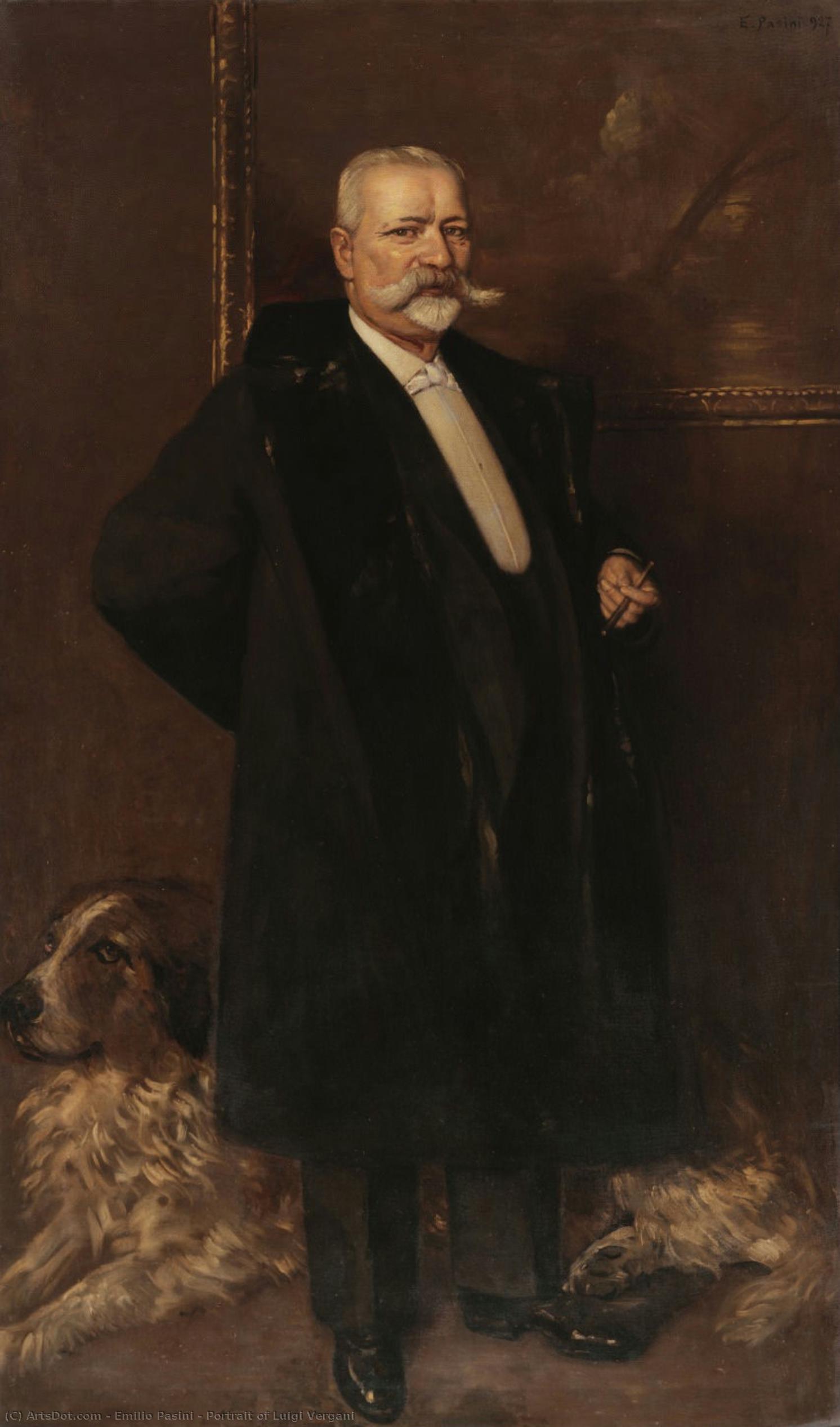 Portrait Of Luigi Vergani — Emilio Pasini