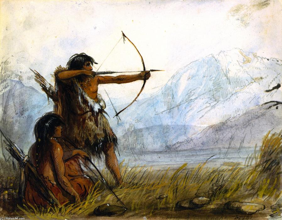 Indian Boys (also Known As Children Of The Snake Tribe) — Alfred Jacob Miller