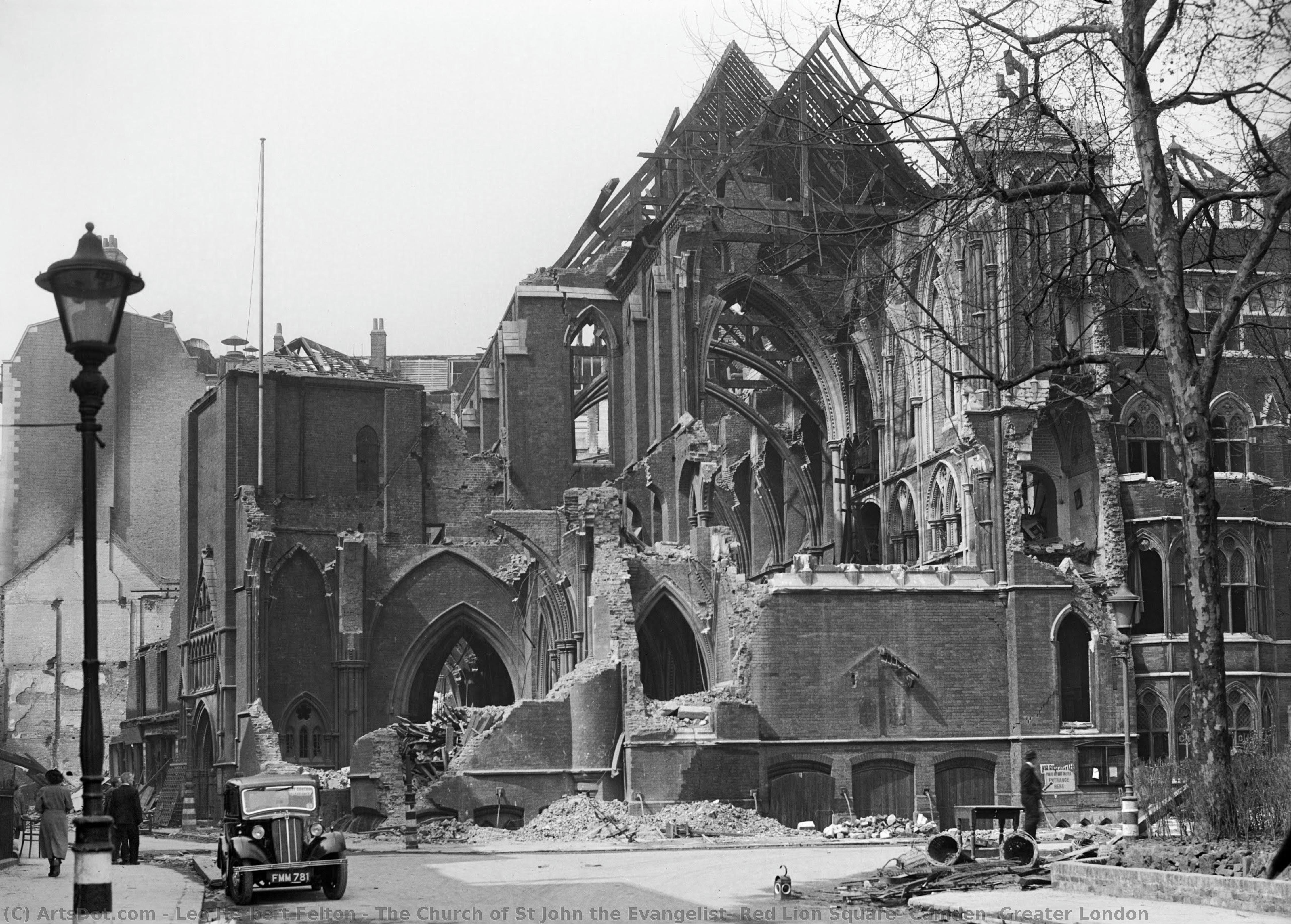 The Church Of St John The Evangelist, Red Lion Square, Camden, Greater London — Leo Herbert Felton