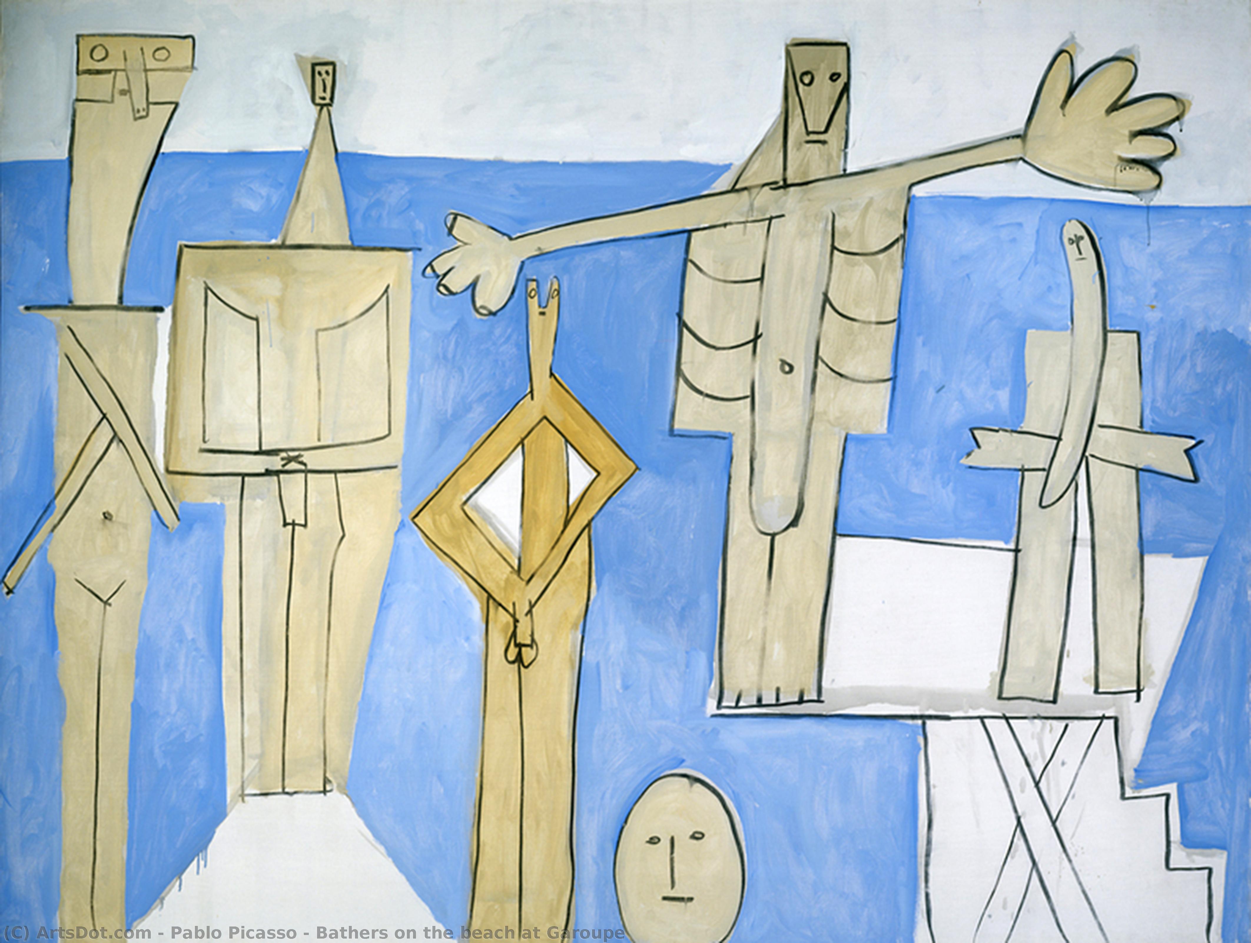 Bathers On The Beach At Garoupe — Pablo Picasso