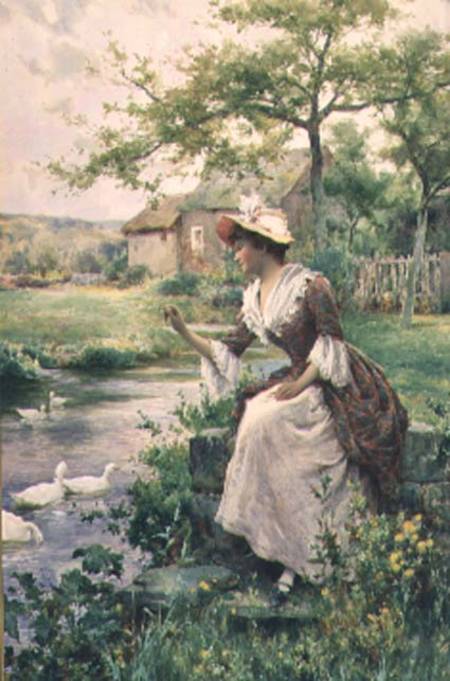 Feeding The Ducks — Arthur Augustus Ii Glendening