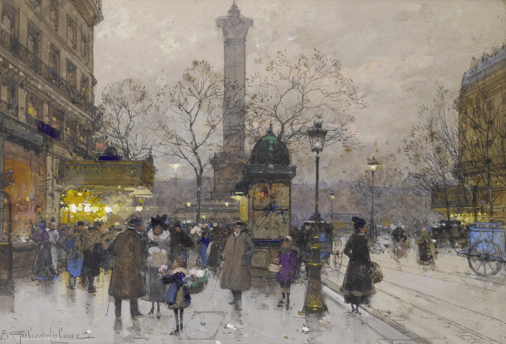 The Bastille — Eugène Galien Laloue