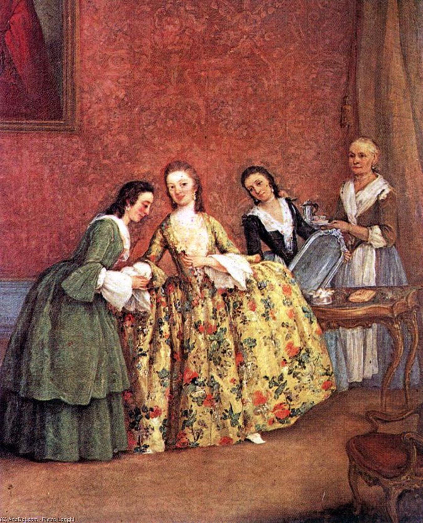 The Venetian Lady's Morning — Pietro Longhi
