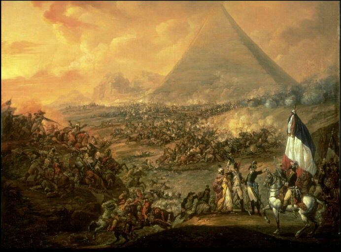 Bataille Des Pyramides, 21 Juillet 1798 — François Louis Joseph Watteau (watteau De Lille)