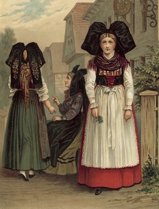 German Costume Elsass Geispolsheim — アルベルト・クレッチマー