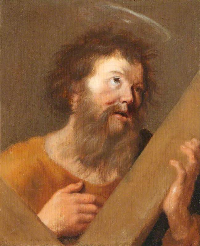 Saint Andrew — Cornelis Van Poelenburch