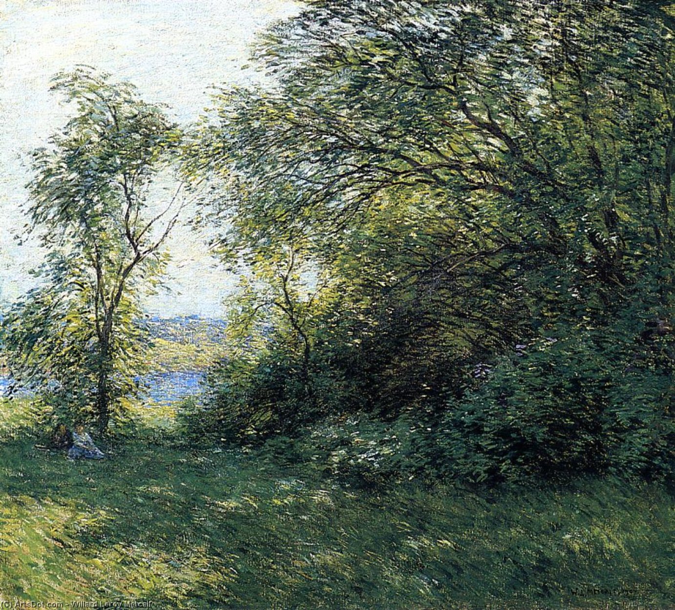 The Bower — Willard Leroy Metcalf