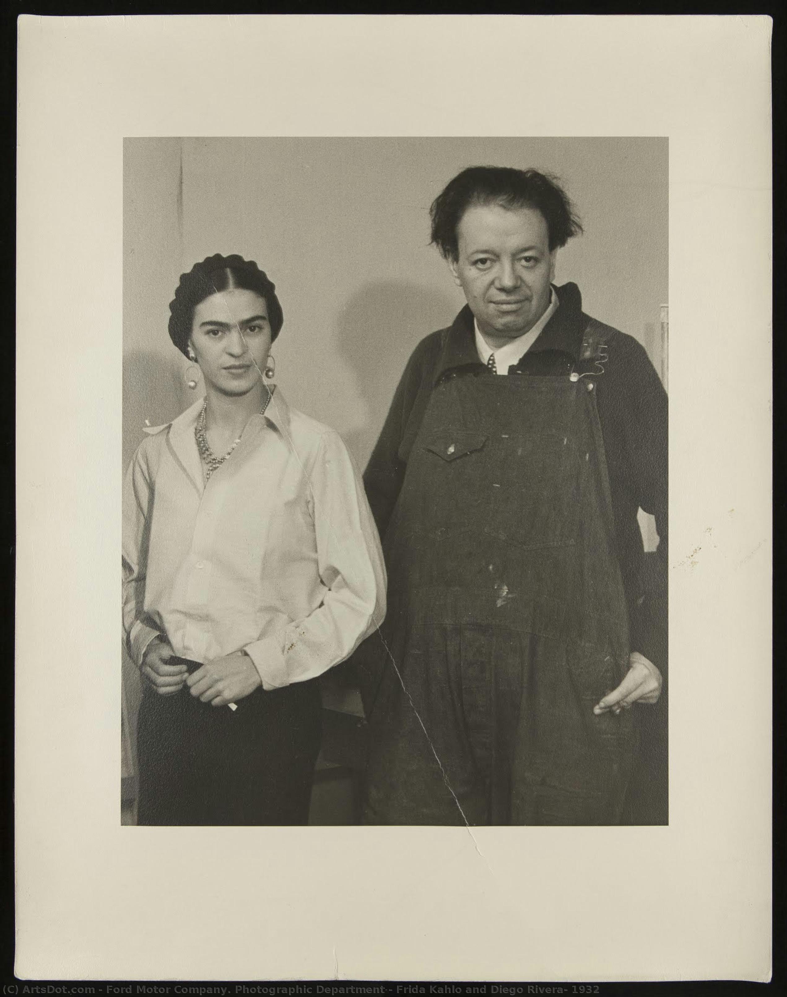 Frida Kahlo And Diego Rivera, 1932 — Ford Motor Company Fotografenabteilung