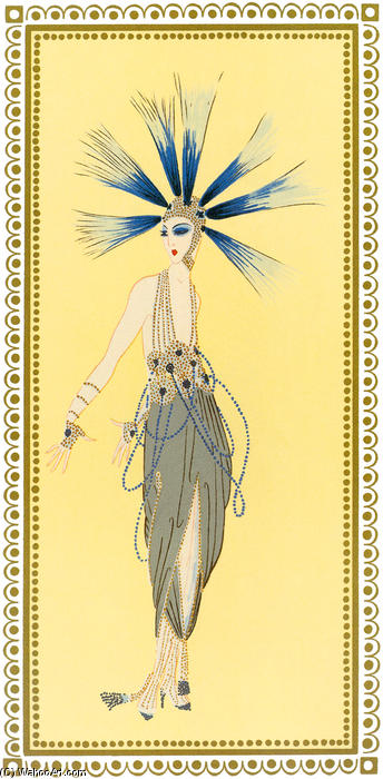 Vamps, L'empanachee — Erté