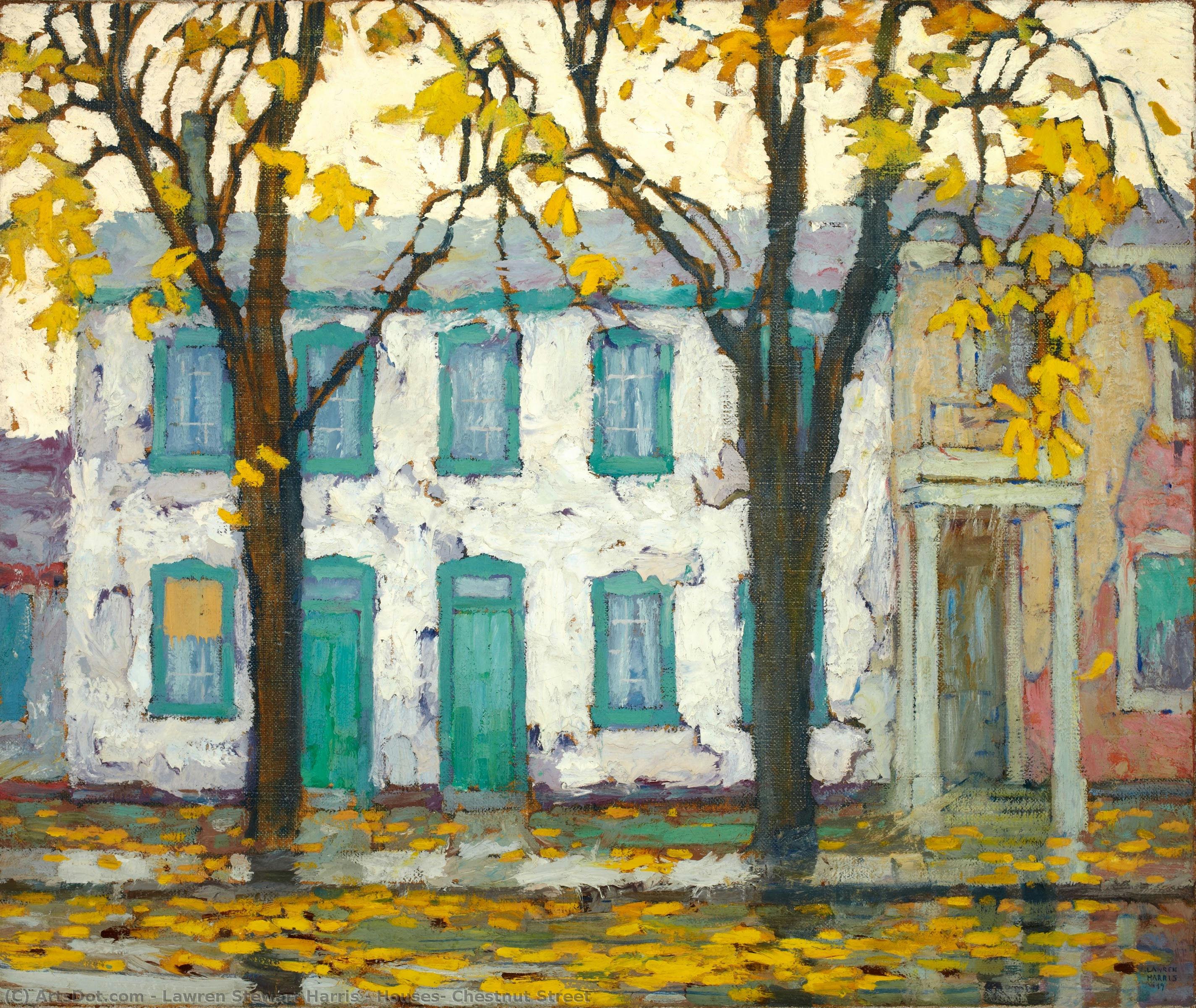 Houses, Chestnut Street — ローレン・スチュアート・ハリス