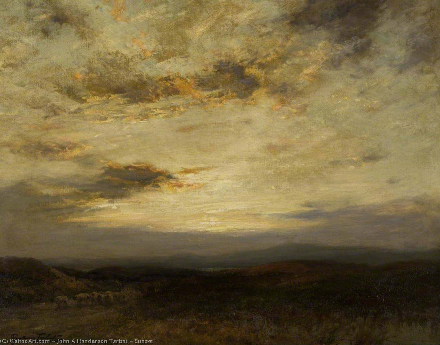 Sunset — John A Henderson Tarbet