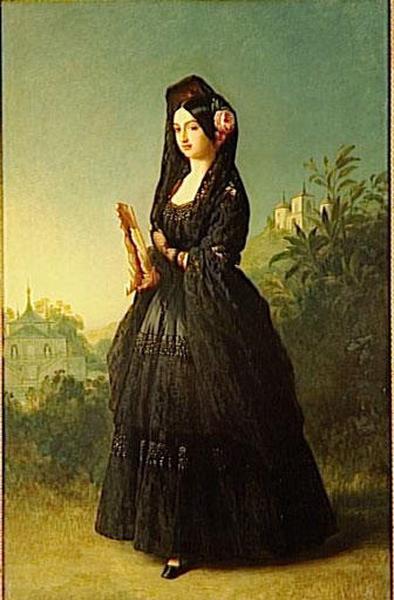 Marie Louise De Bourbon, Infante D'espagne, Duchesse De Montpensier (1832 1897) — Franz Xavier Winterhalter