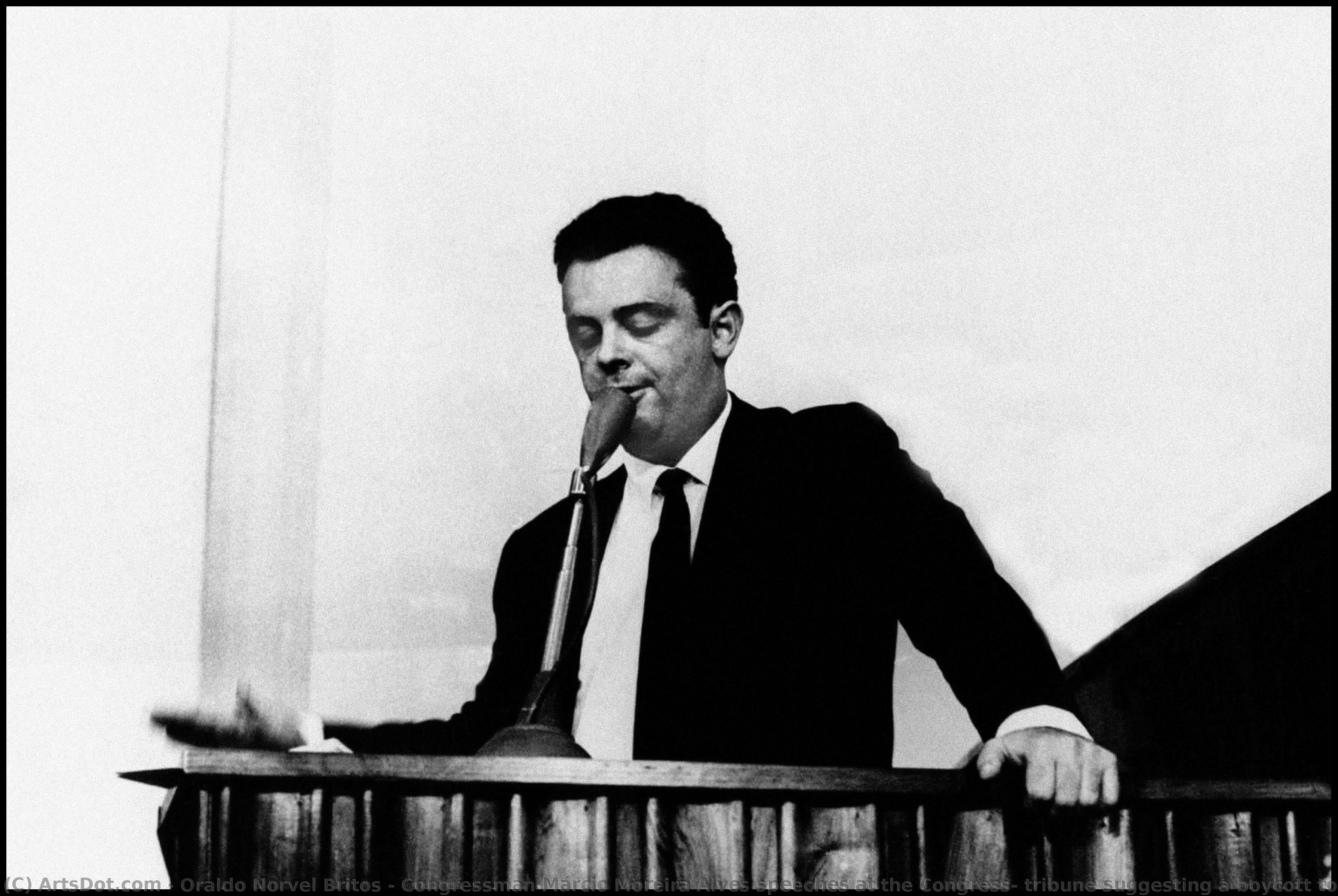 Congressman Márcio Moreira Alves Speeches At The Congress’ Tribune Suggesting A Boycott To The September 7th Celebrations — Oraldo Norvel Britos