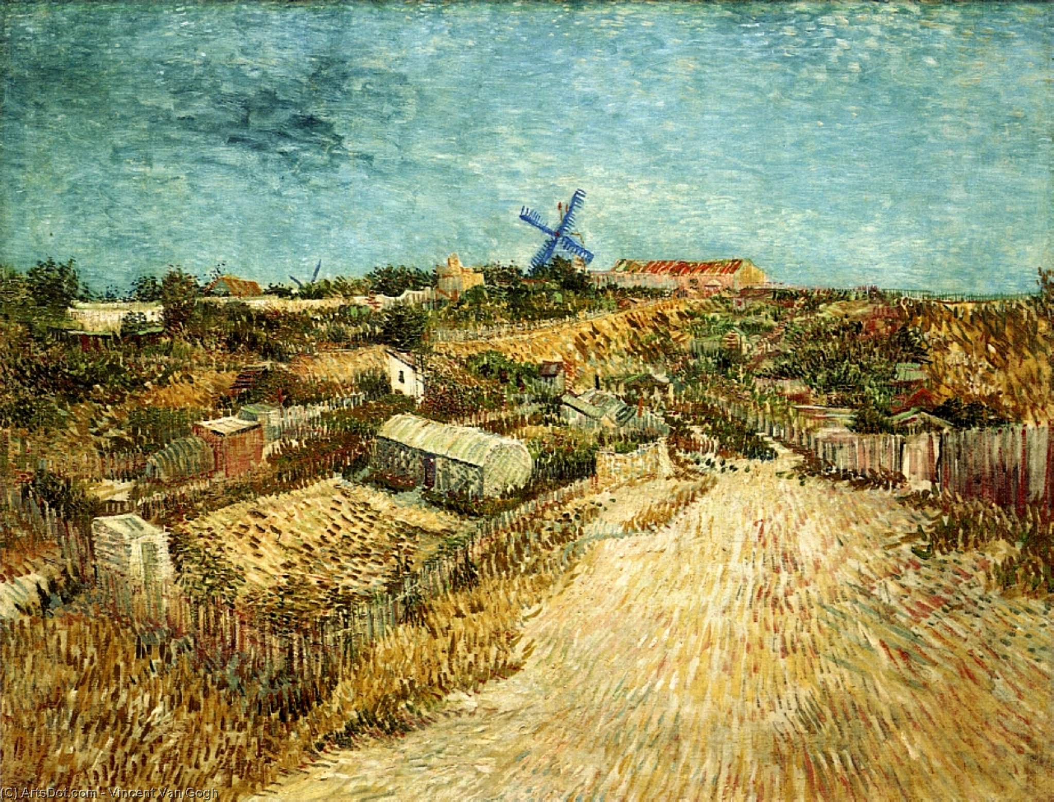 Vegetable Gardens In Montmartre — Vincent Van Gog