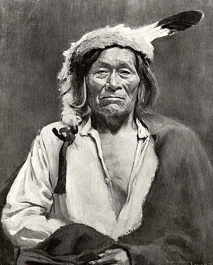 Portrait Of An Indian, Taos, New Mexico, (painting) — Bert Geer Phillips
