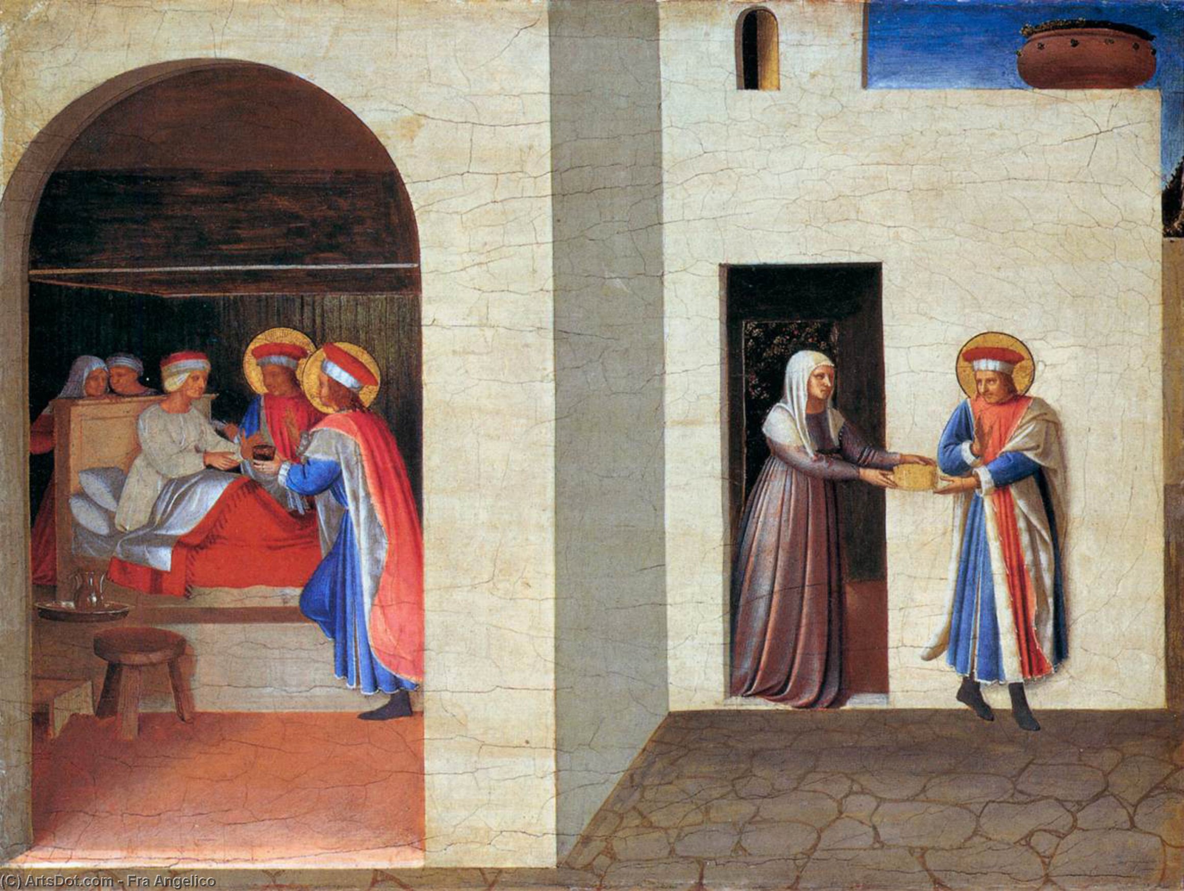 The Healing Of Palladia By Saint Cosmas And Saint Damian — Фра Анђело