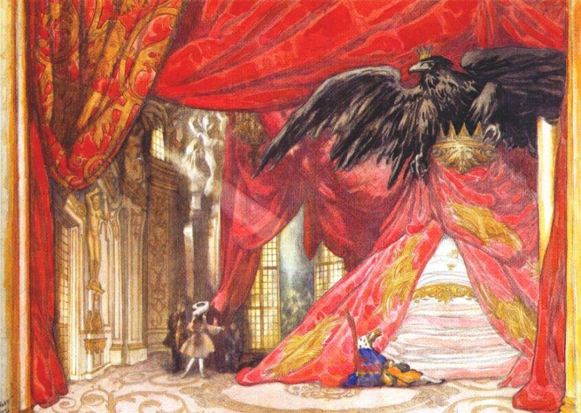 The Sleeping Beauty Design For Scene Iv (the Awakening) — Léon Bakst