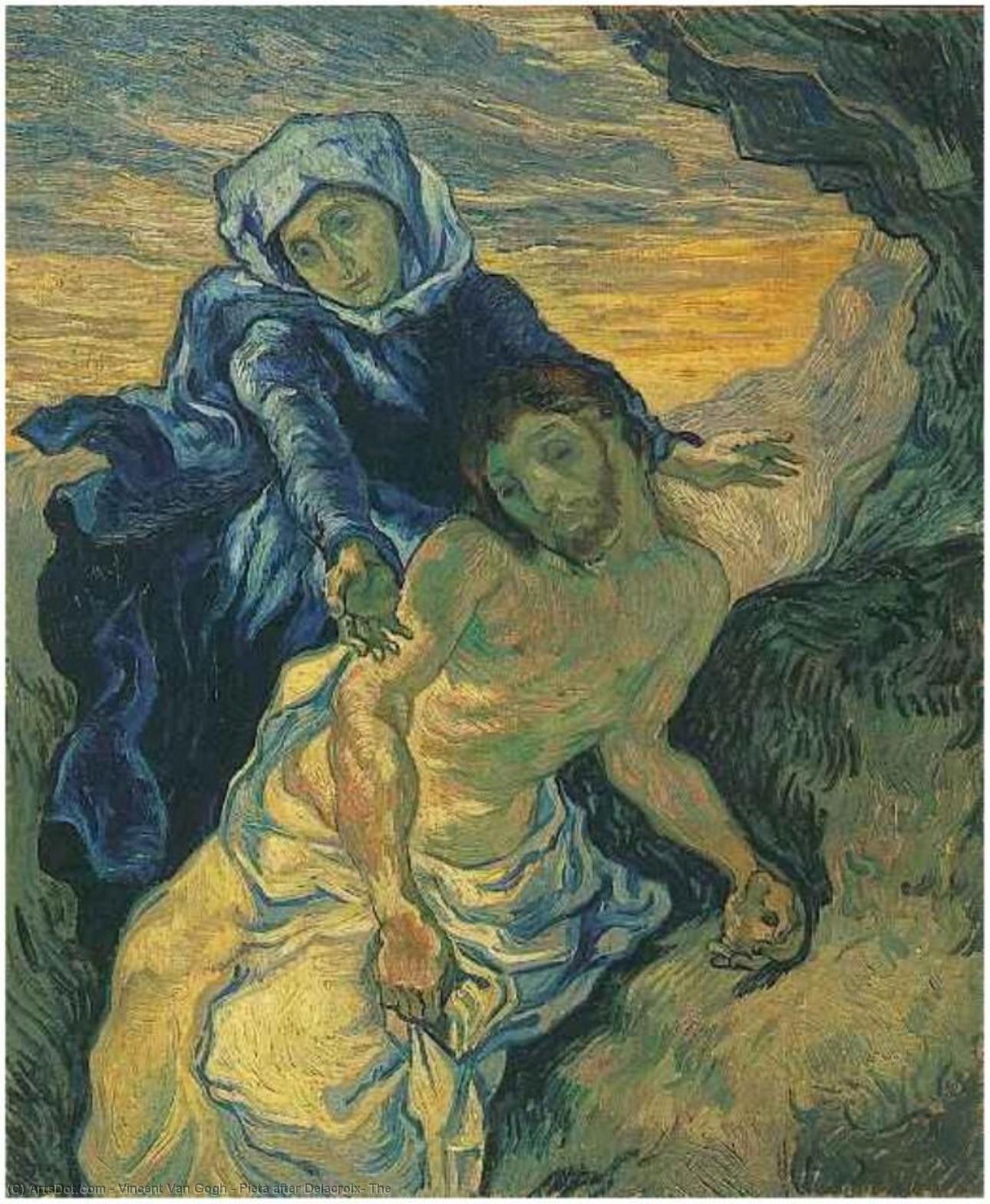 Pietà After Delacroix, The — Vincent Willem Van Gogh