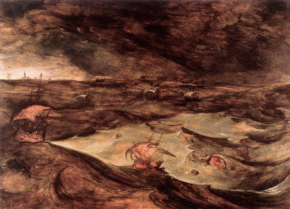 Tormenta En El Mar — Pieter Bruegel El Viejo