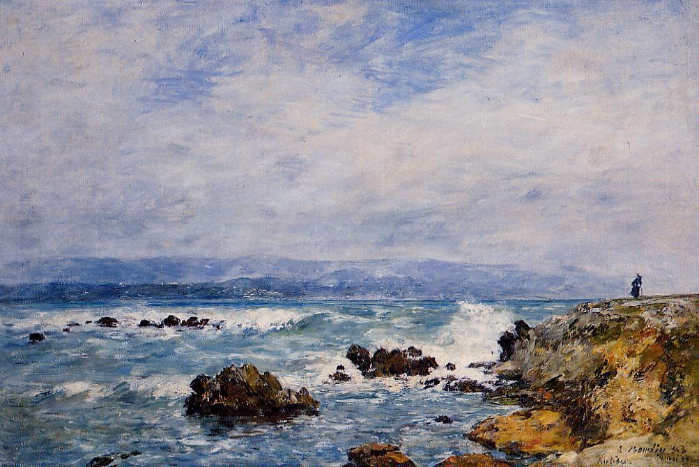 Antibes, The Point Of The Islet — Eugène Louis Boudin