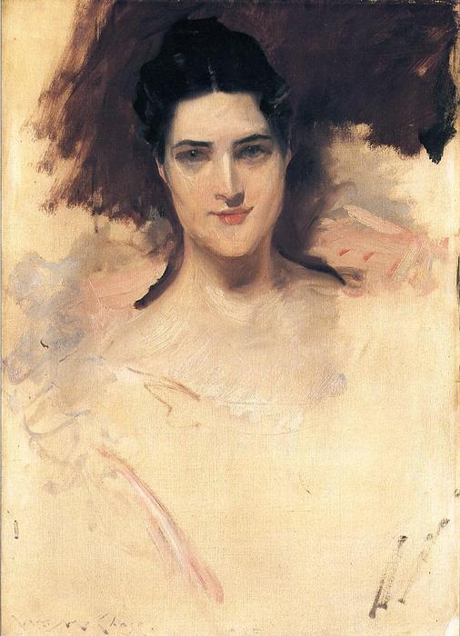 Portrait Of Mrs. William Clark — William Merritt Chase