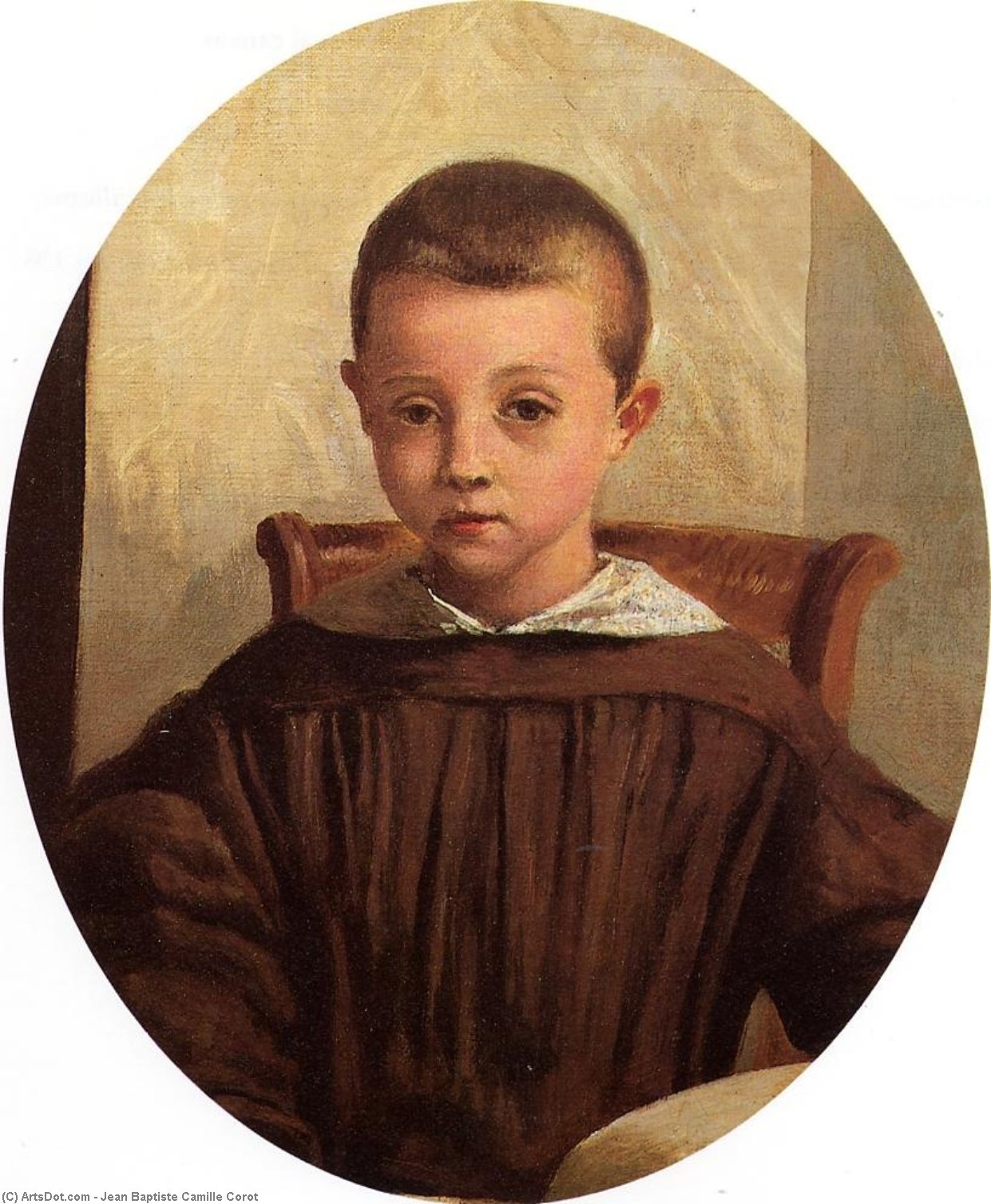 The Son Of M. Edouard Delalain — Jean-baptiste-camille Corot