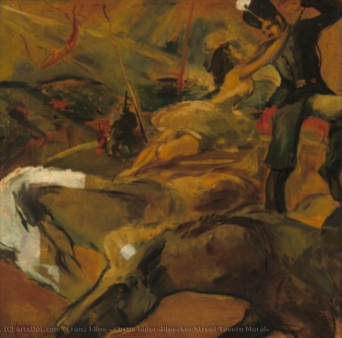 Circus Rider (bleecker Street Tavern Mural) — Franz Kline