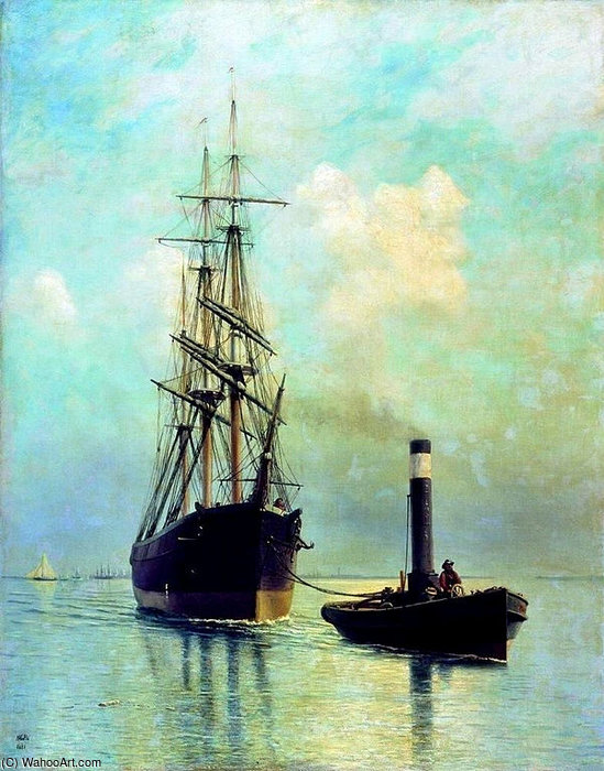 In The Gulf Of Finland. — Lef Feliksovich Lagorio
