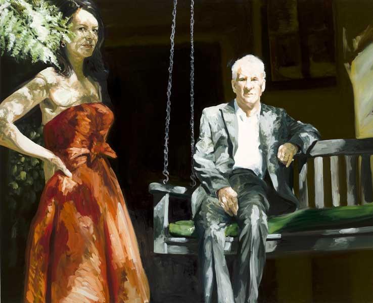 Portrait Of A Couple Steve And Anne In La — Eric Fischl