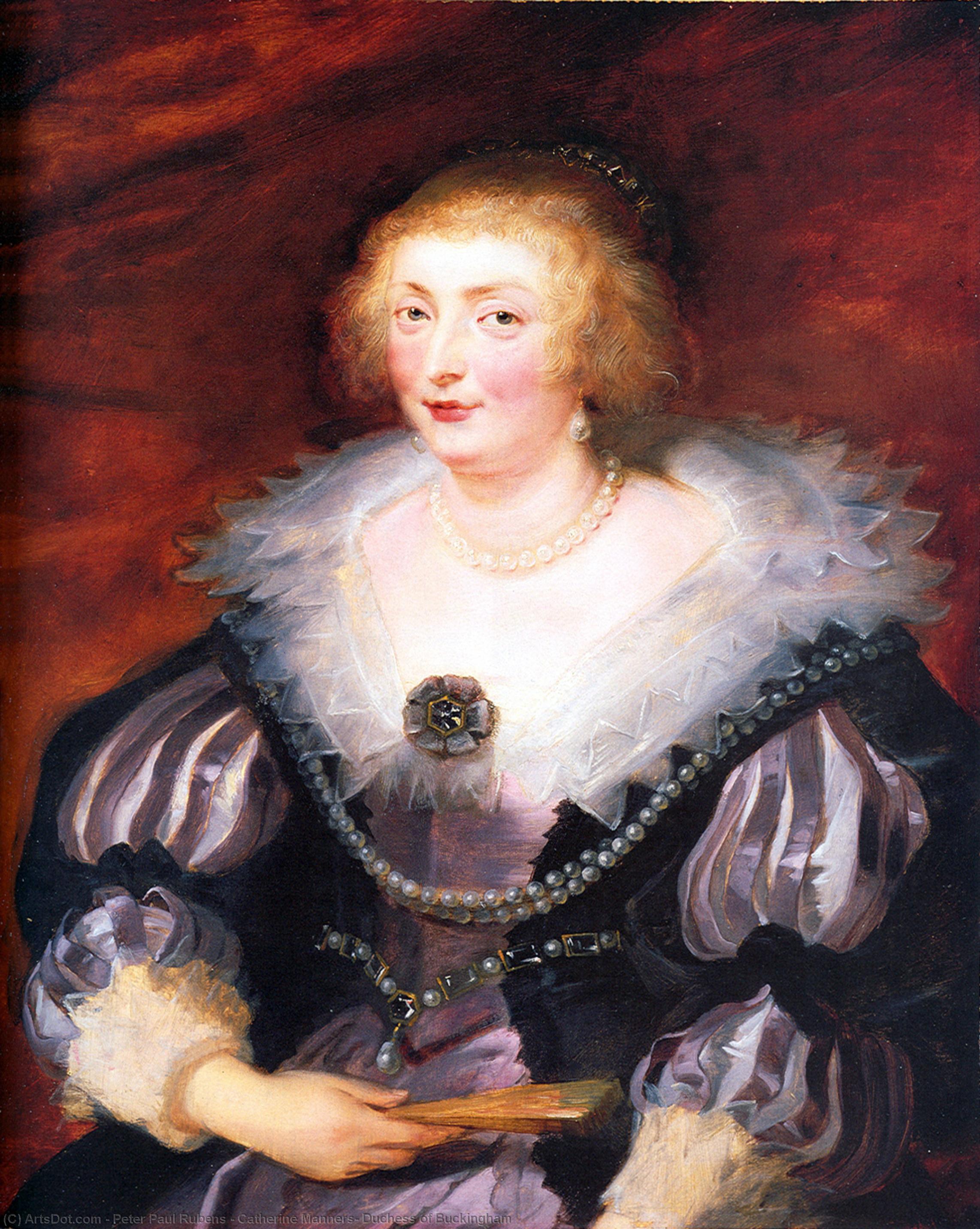 Catherine Manners, Duchess Of Buckingham — Peter Paul Rubens
