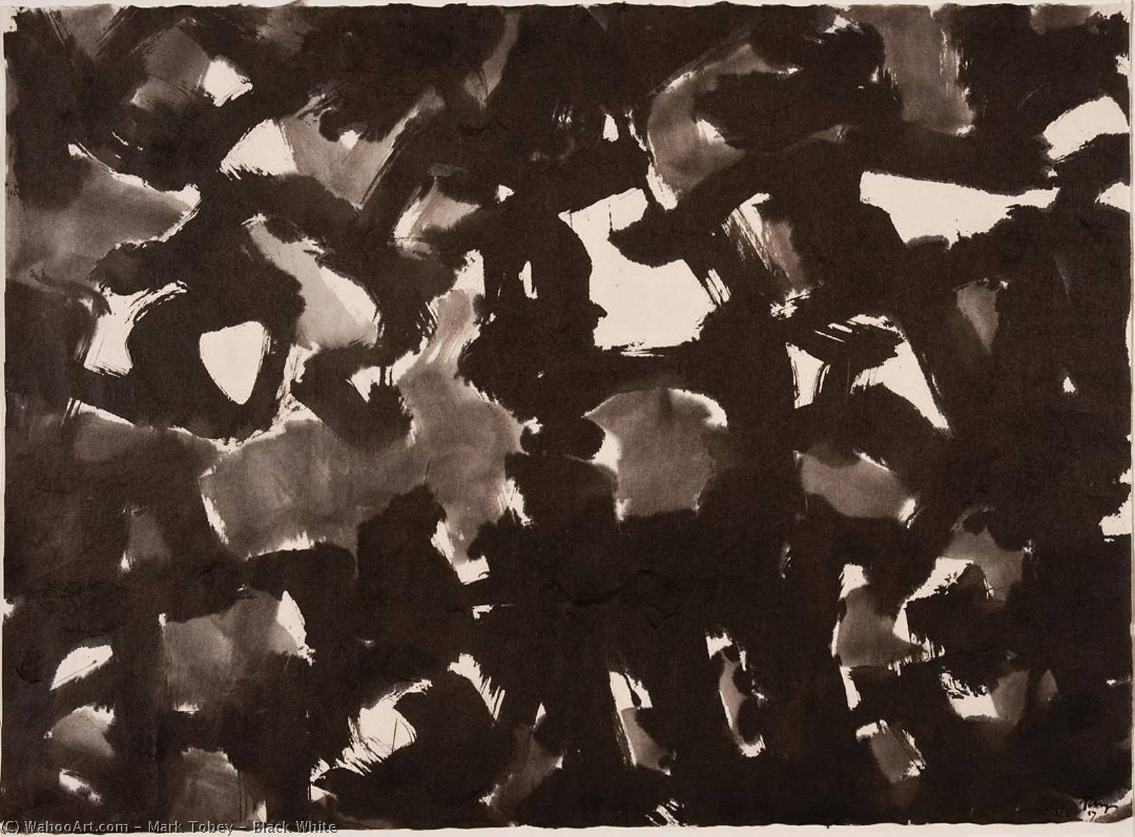 Black White — Mark Tobey