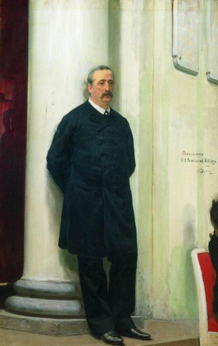 Portrait Of Composer And Chemist Aleksander Porfirievich Borodin — Ilya Yefimovich Repin