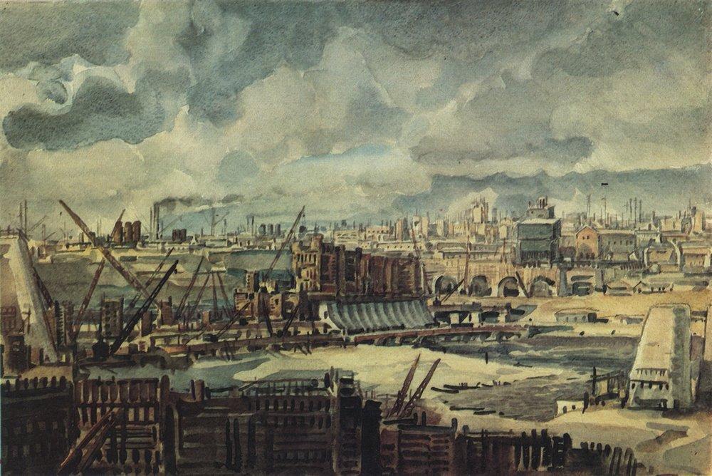 The Industrial Building — Konstantin Fyodorovich Bogaevsky