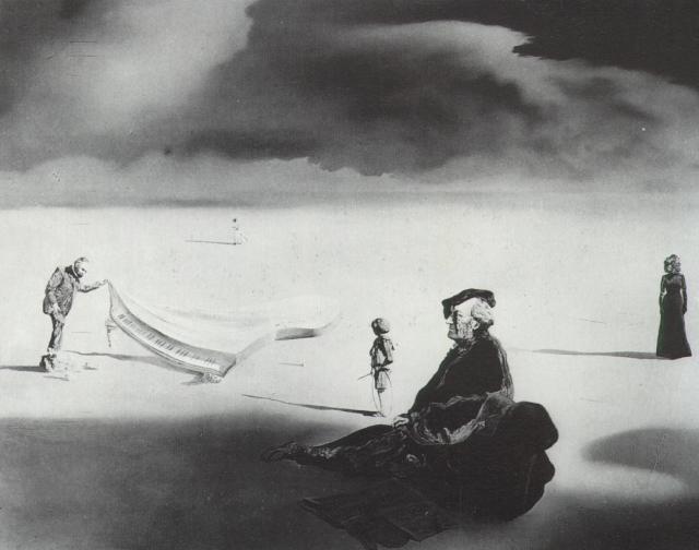 A Chemist Lifting With Extreme Precaution The Cuticle Of A Grand Piano, 1936 — Salvador Dalí