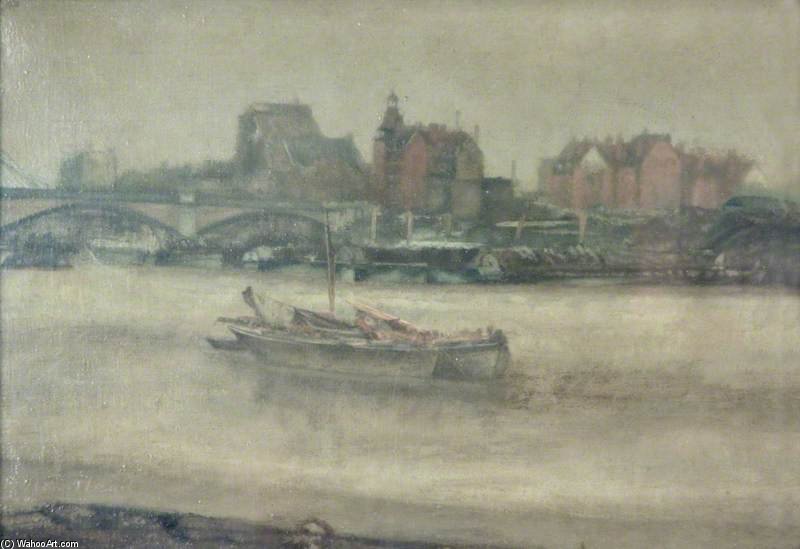 Boats On The Thames At Chelsea — Paul Fordyce Maitland