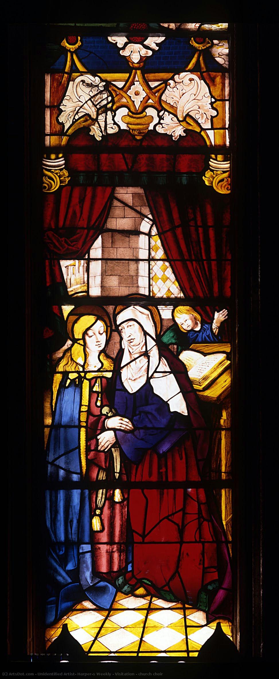 Visitation - Church Choir — Artista No Identificado, Harper's Weekly