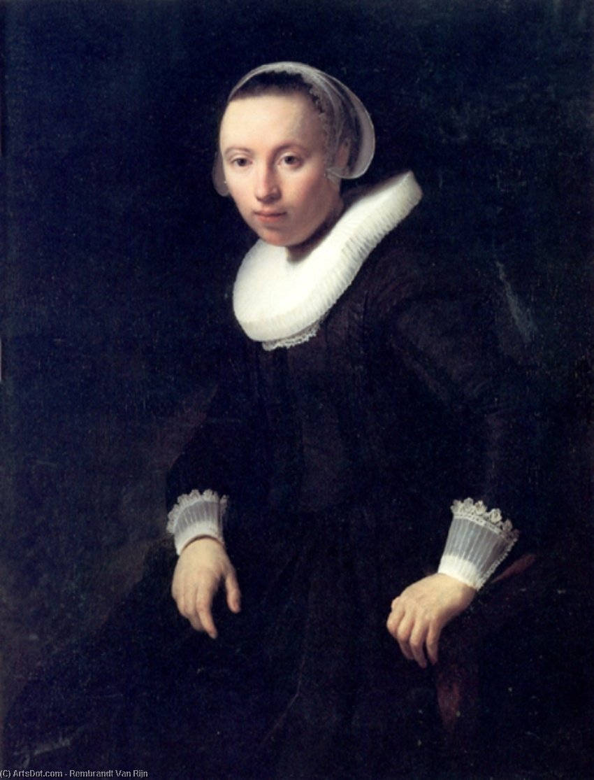 Retrato De Una Mujer Joven — Rembrandt Van Rijn