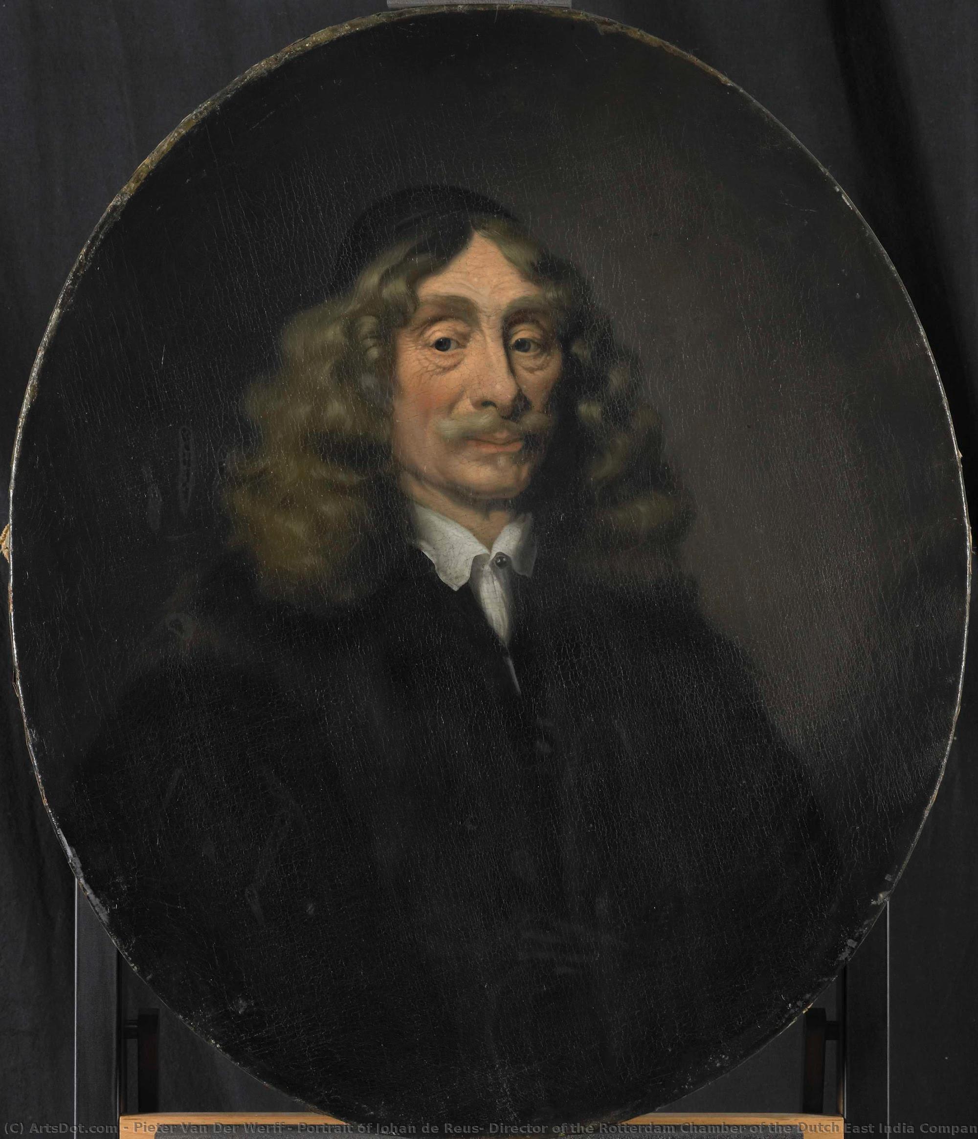 Portrait Of Johan De Reus, Director Of The Rotterdam Chamber Of The Dutch East India Company, Elected 1657, Pieter Van Der Werff, 1695 - 1722 — Pieter Van Der Werff