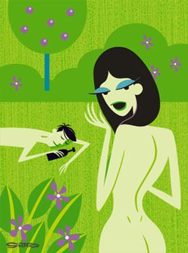 Eve Bored — Josh Agle (shag)