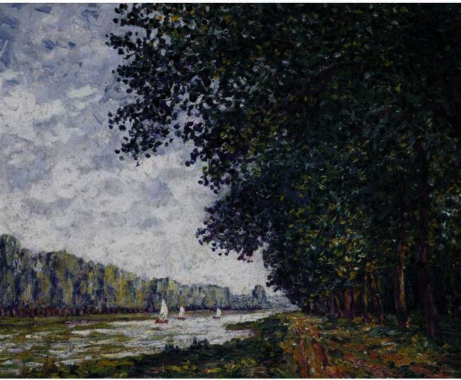 Bords De L'orne A Benouville — フランシス・ピカビア