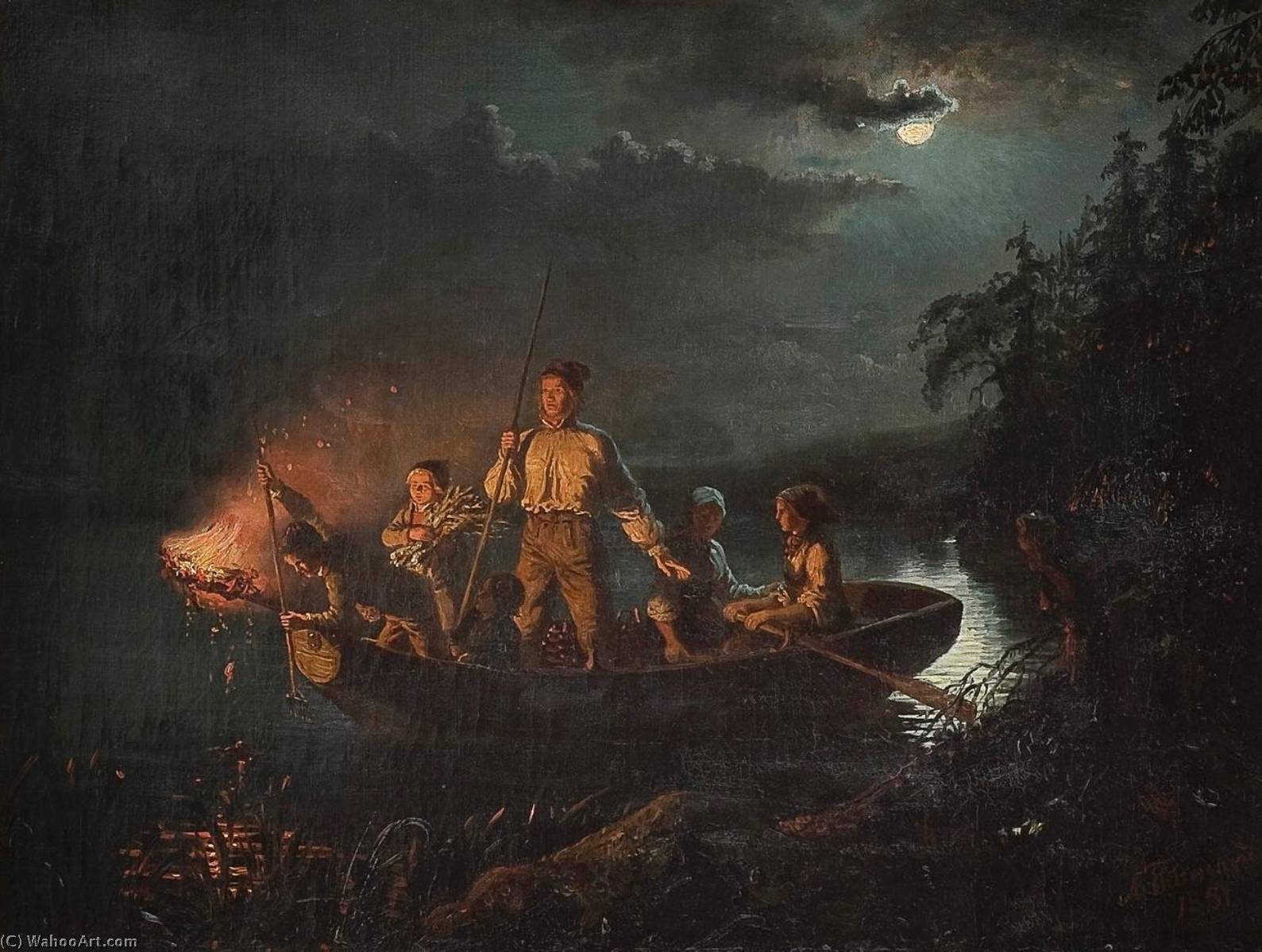 Lystringen — Adolph Tidemand