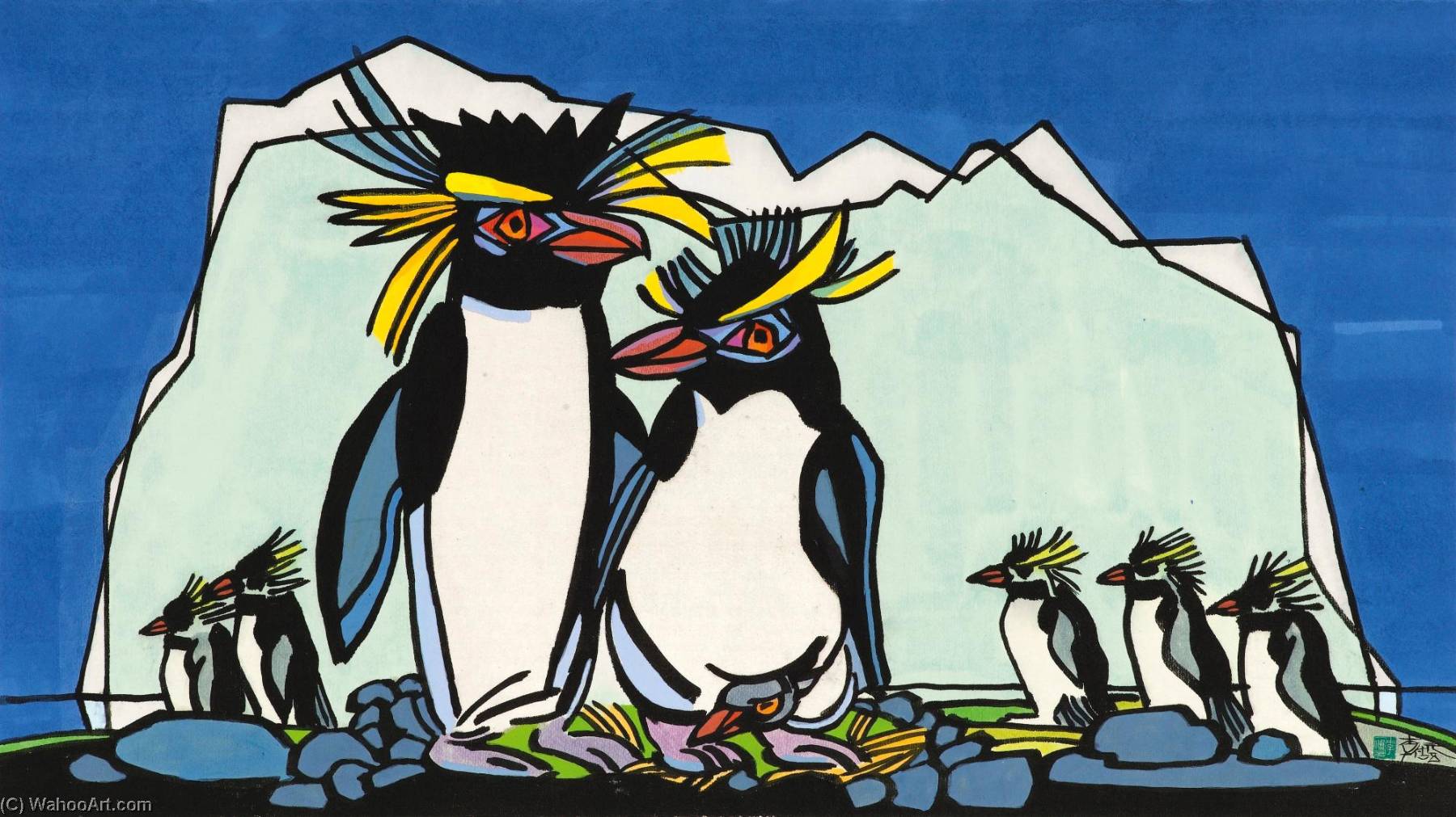 Penguin Family — Li Fuyuan
